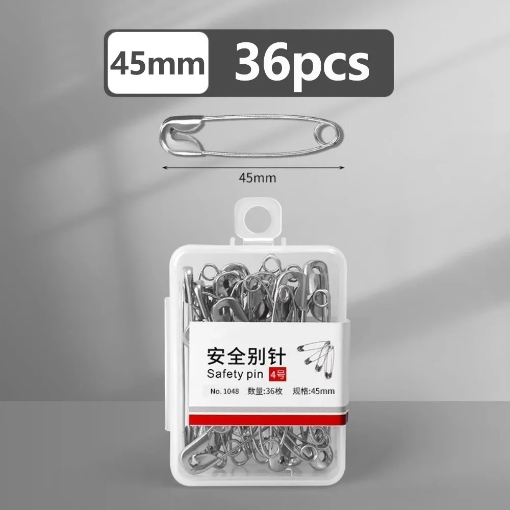 Durable Multi-Size Safety Pins High Hardness Rust Proof Large Safety Pin Thickened Sewing Craft Safety Pin Clothes