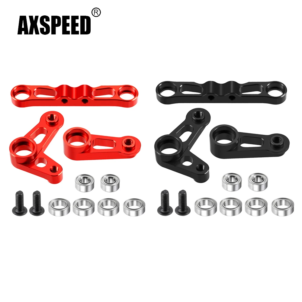 

AXSPEED Aluminum Alloy Steering Assembly for Tamiya XV01 1/10 RC Drift Car Upgrade Parts