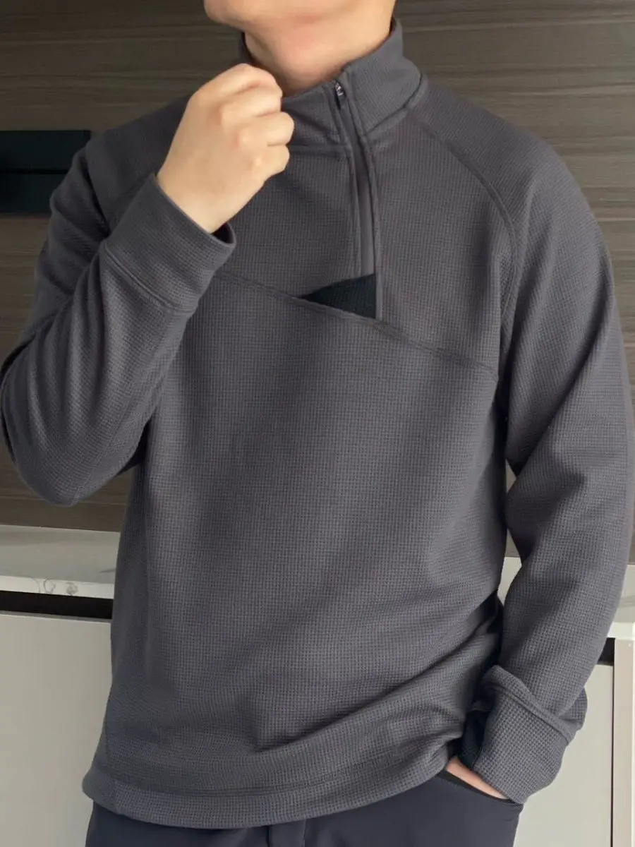 

Мужская однотонная толстовка с капюшоном, модная, с воротником-стойкой, длинным рукавом, повседневная, теплая, на молнии до середины, стандартный крой, из полиэфирного волокна