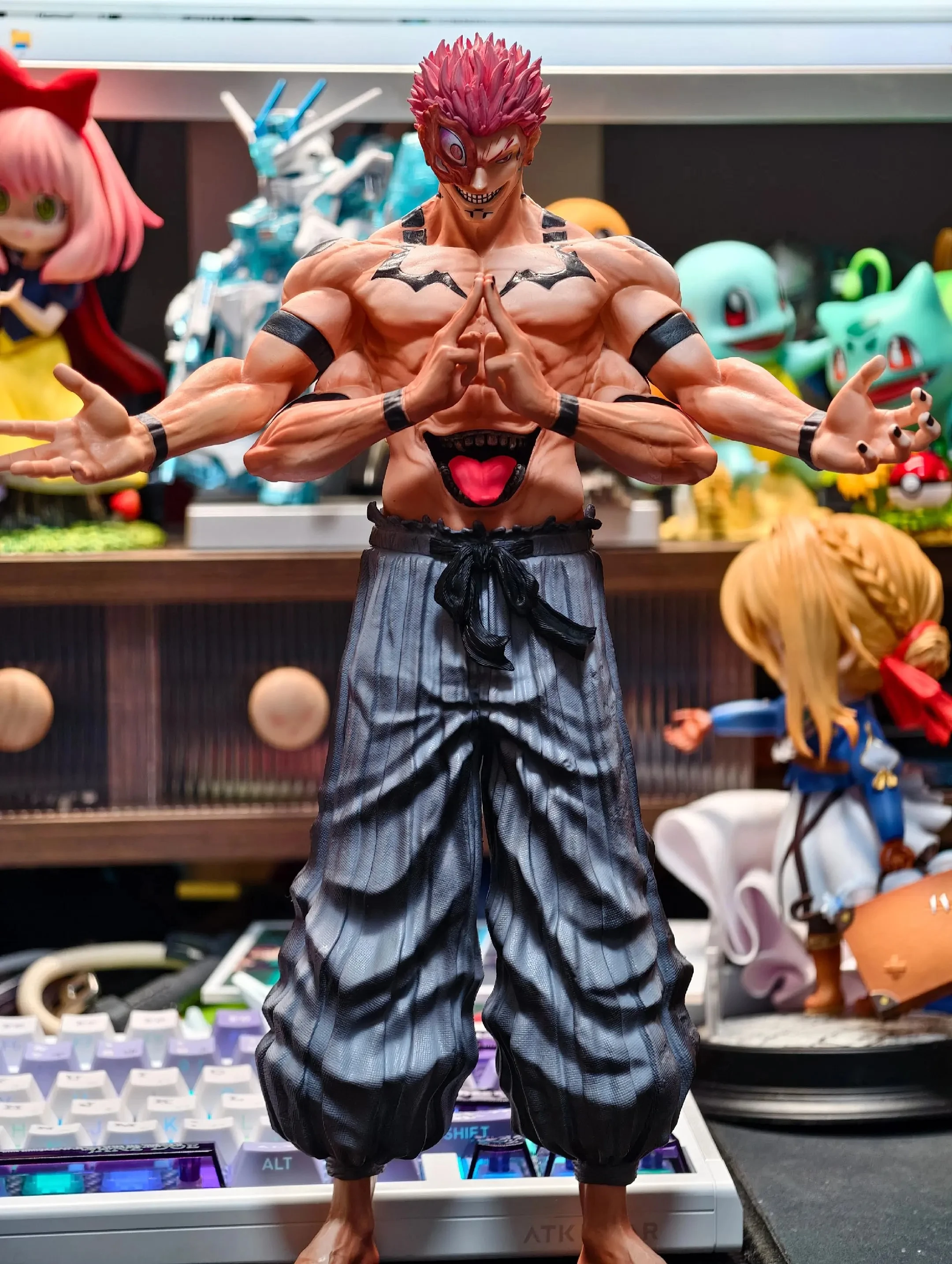 

Ryomen Sukuna Figure -Anime Jujutsu Kaisen King of Curses Sukuna Four Arms Figure Collectible Limited Edition Model Fans Gift