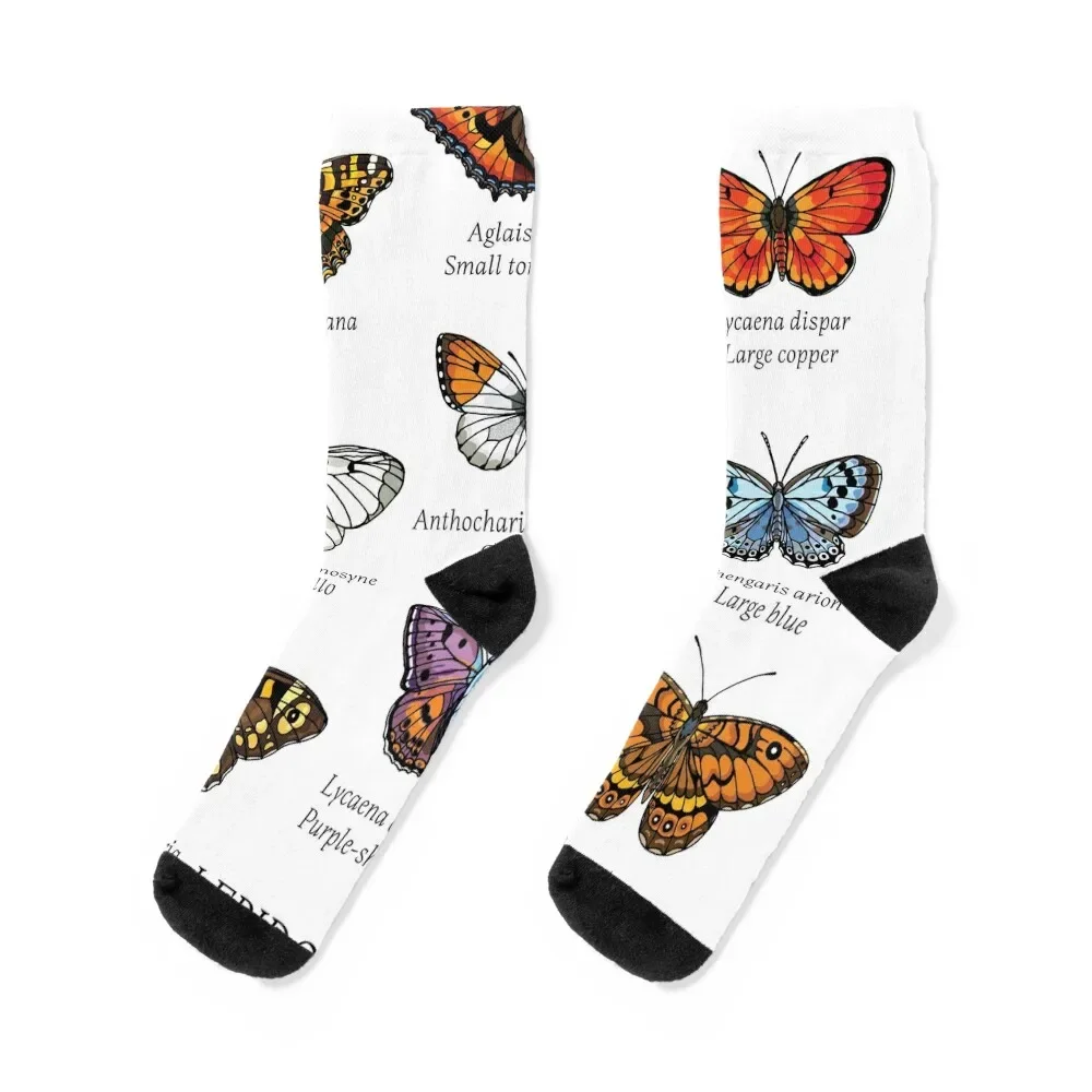 Lepidoptera I. Socks professional running ankle Boy Child Socks Women's
