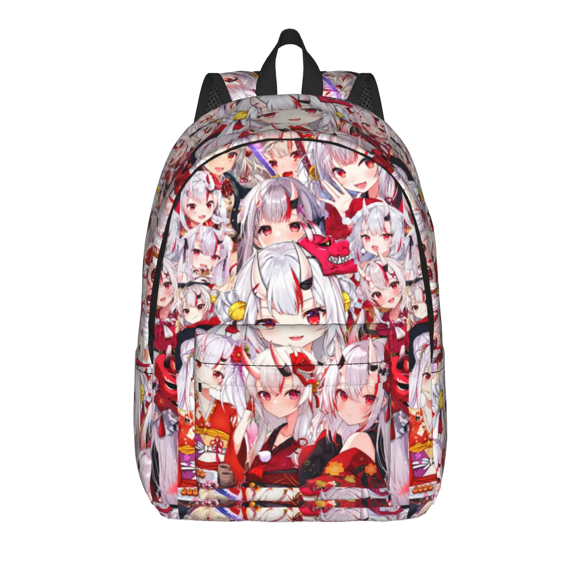 Hololive Gamers Mixed Girls Collage Backpack  Workout Backpacks Student Unisex Design Large High School Bags Cute Rucksack