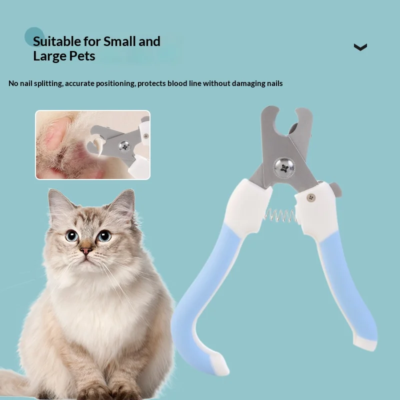 Safe Large Pet Nail Clipper with Nail File,Curved Non‑slip Ergonomic Handles,Sharp Stainless‑steel Blades,Grooming Accessory for Dogs and Cats Over 4kg for Home Grooming Users pet nail grinder