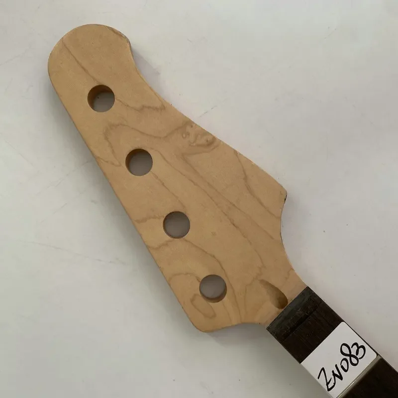 EN083  Custom Order 4 String Electric Bass Neck Maple+Rosewood 21 Frets 864 Scales Length Unfinished Version for Replace