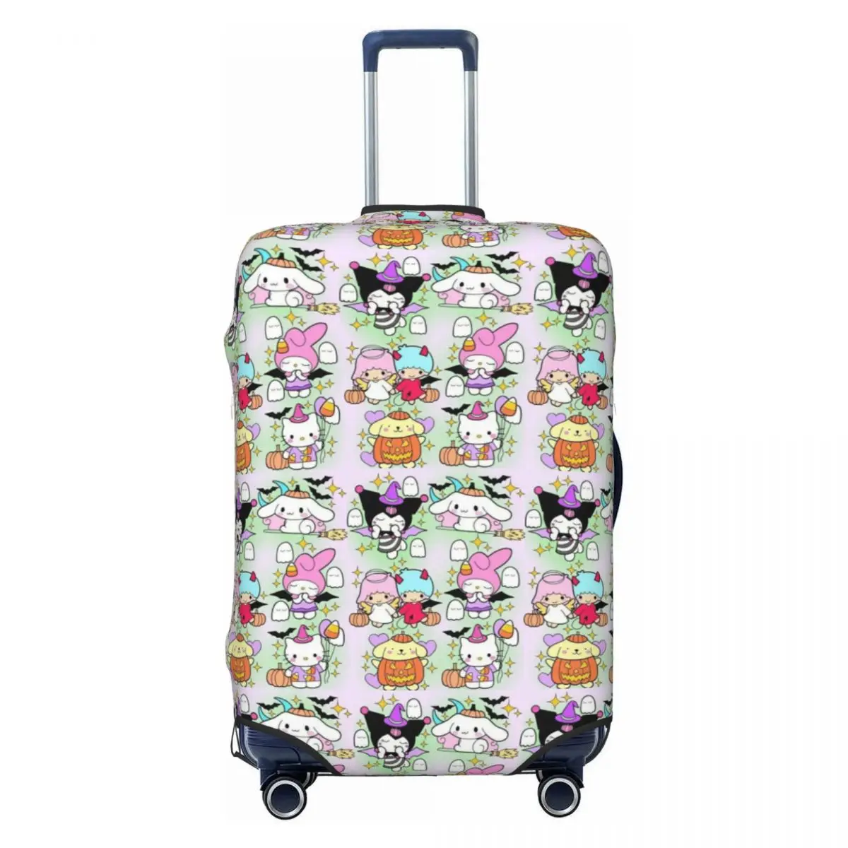 

Custom Cinnamoroll With Friends Travel Luggage Cover Dust Proof Suitcase Cover Protector Fit 18-32 Inch