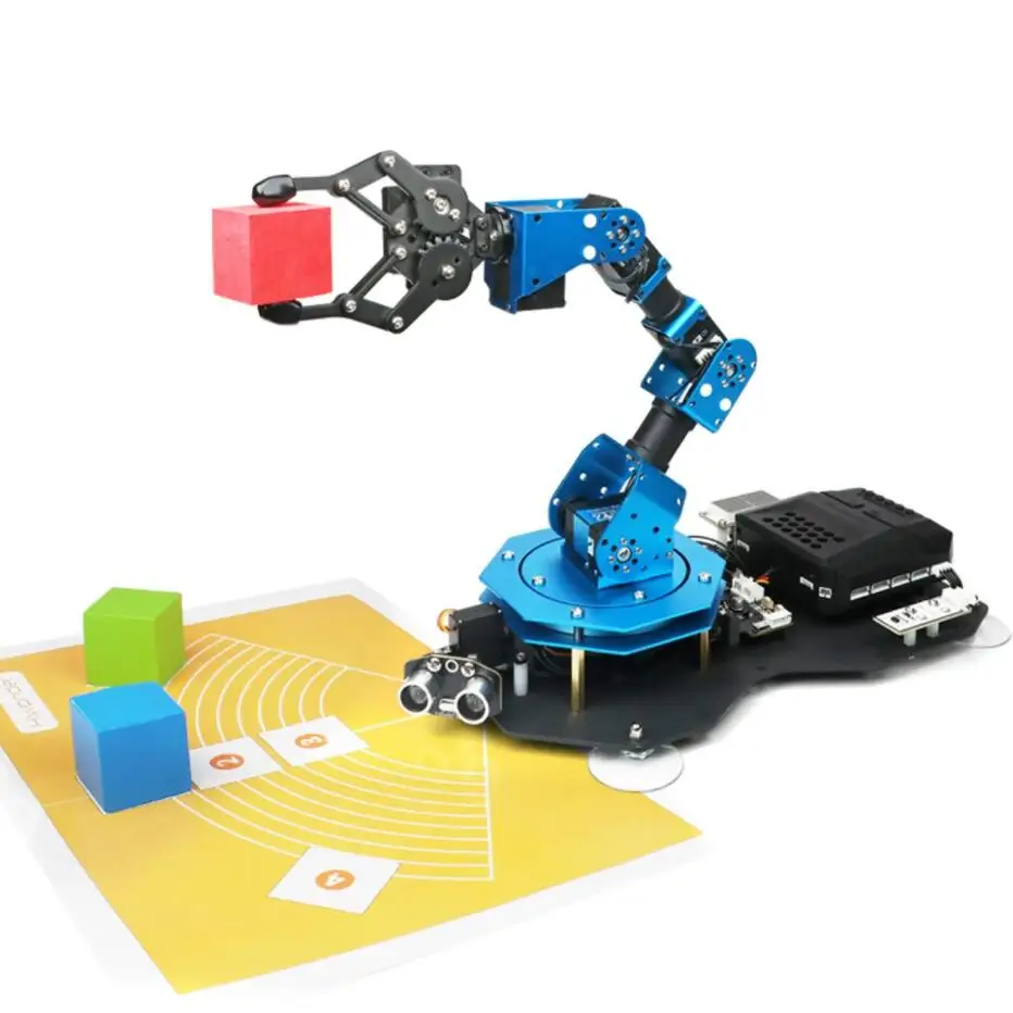 

XArm2.0: New Intelligent Robotic Arm Support Scratch & Python Assemble Programmable Robotic Kit