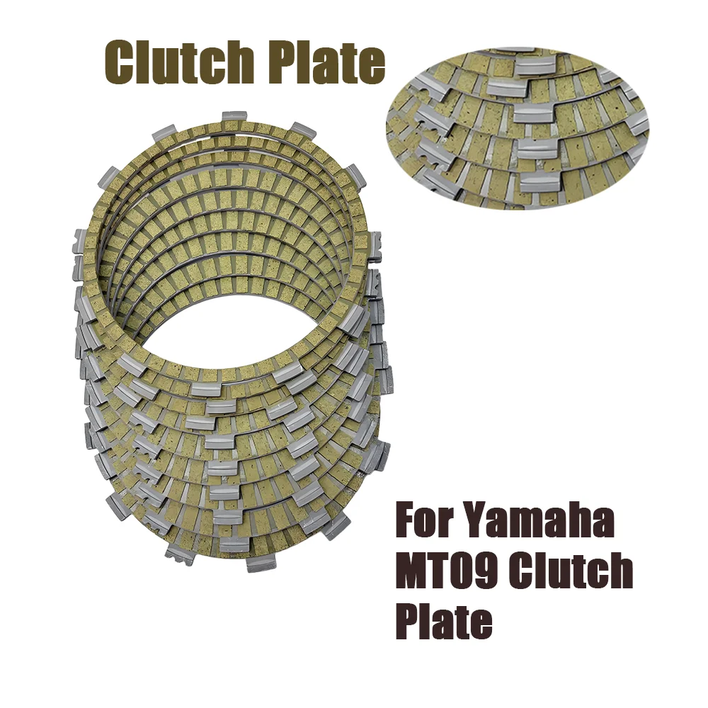

For Yamaha MT09 MT-09 FZ09 XSR900 FJ09 Motorcycle Accessories Complete Sliding Clutch Plate Friction Disc Plate Kit 9pcs 1set