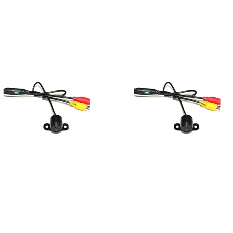 2X Mini Car Rear Camera Backup Rearview Reversing Reverse Camera Butterfly Design Front Side Rear View Camera For Car