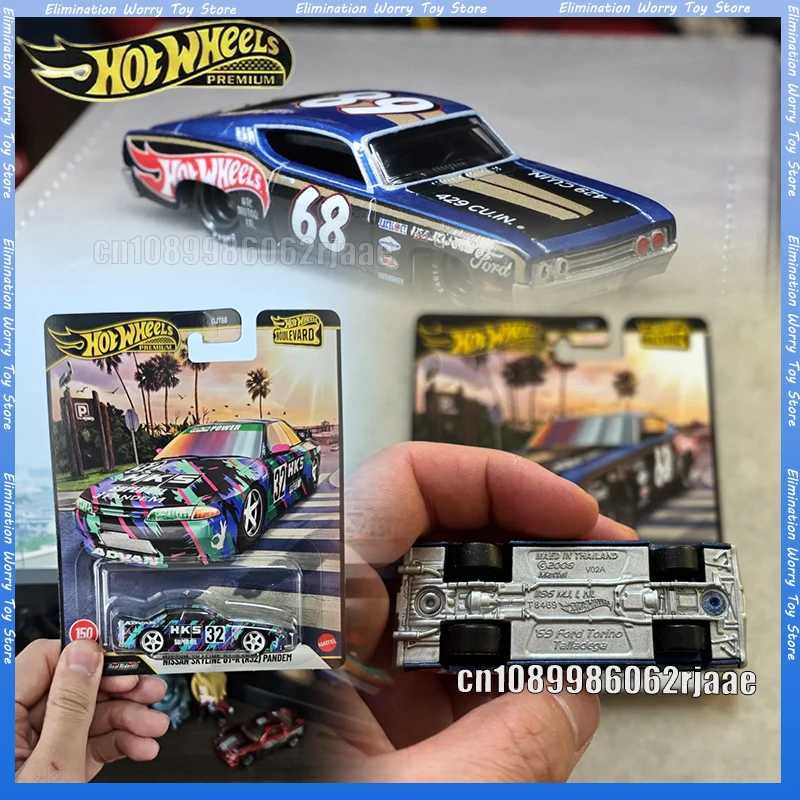 

Hot Wheels Premium 2026 Boulevard Nissan Ford GT-R R32 Pandem Livery Metal Alloy Diecast Car Boys Model Birthday Gift