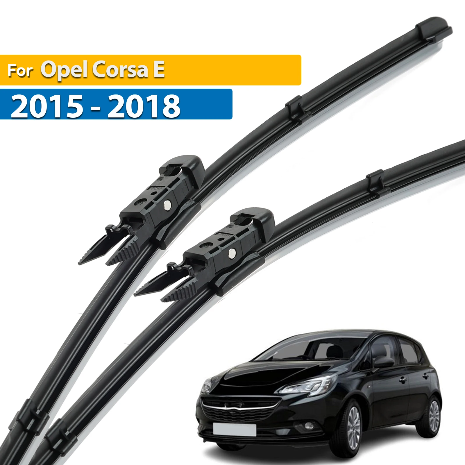 

Передние щетки стеклоочистителя Erick's LHD для Opel Corsa E 2015-2018, лобовое стекло, чистка окон, автомобильные щетки от дождя 26 "+ 15"