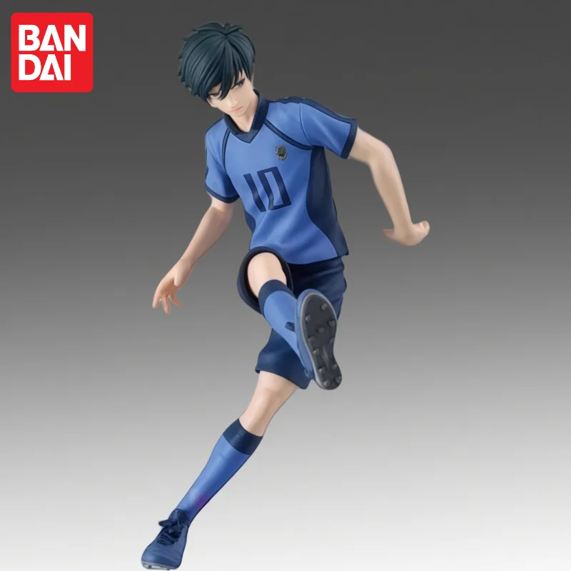 Figurka akcji Bandai Original Banpresto Blue Lock Rin Itoshi, nowa w pudełku, postacie anime, model do samodzielnego montażu.