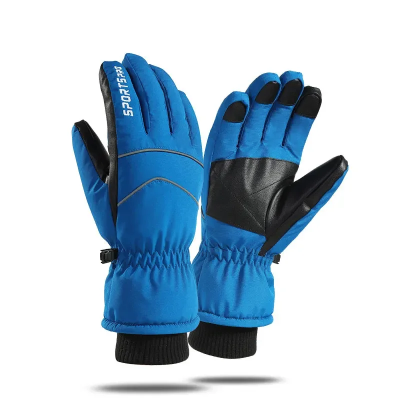 

Winter Warm Mountain Snowboard Ski Gloves men women Cold Snow Skiing Mittens Waterproof Snowmobile Handschoemen Air