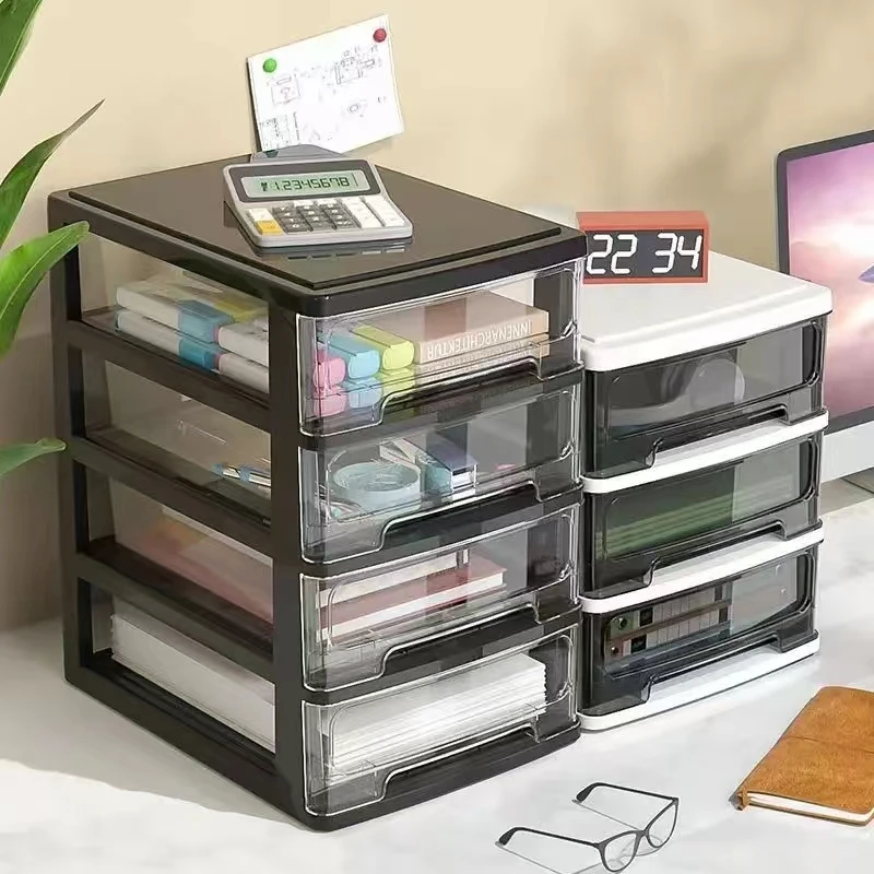 Organizer Storage Drawer Type Box Drawers Desktop Plastic Desk Jewelry Cabinet Container Table Case Sundries Makeup Trays