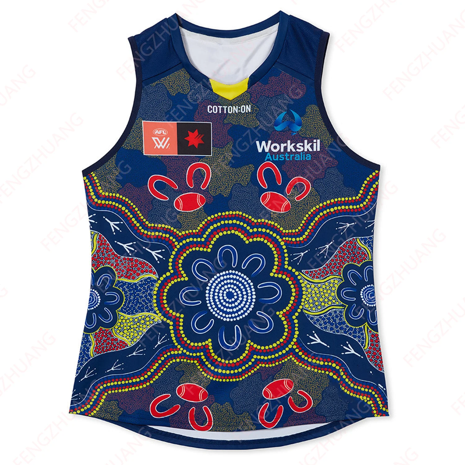 2024 AFL Adelaide Crows Guernsey Training jersey Outdoors Exercise Vest Hot Sale Player Jersey Teenager&Kid jersey