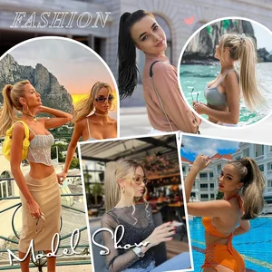 مشبك ذيل حصان اصطناعي ، ذيل حصان ، طويل ، مموج ، أسود ، بني ، مقاوم للحرارة ، النوع ، الطبقات ، ذيل حصان ، تمديد الشعر ، 18 أفضل 6 مبيعات للحصان مع المهر - رقم 1