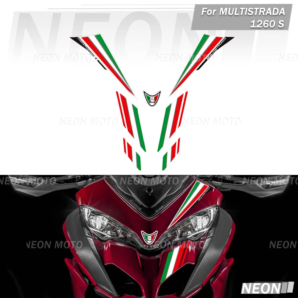 

Motorcycle Tank Pad Sticker For Ducati Multistrada 1260S 1260 S Anti-slip Motocross Protector Decal Accessori Waterproof