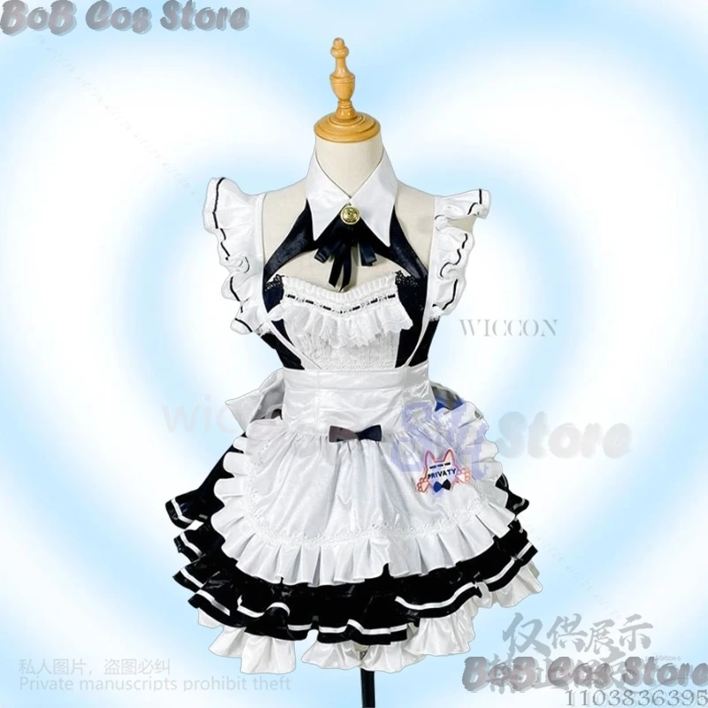 Privaty Cosplay Game Nikke Anime Sexy Kawaii Neko Cat Maid Dress Sweet Lace Ruffles Lolita Jsk Cute Girl Halloween Comic Con Cos