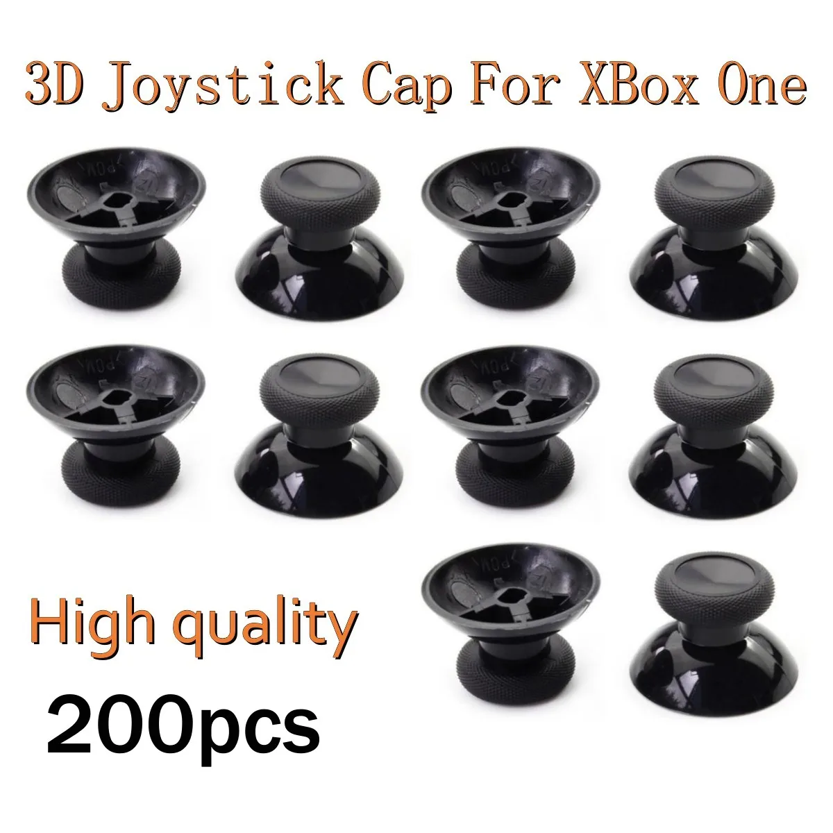 

200Pcs 3D Rocker Joystick Caps For XBOX One Controller Analog Thumb Sticks Mushroom Head Cap Grip Cover Replacement