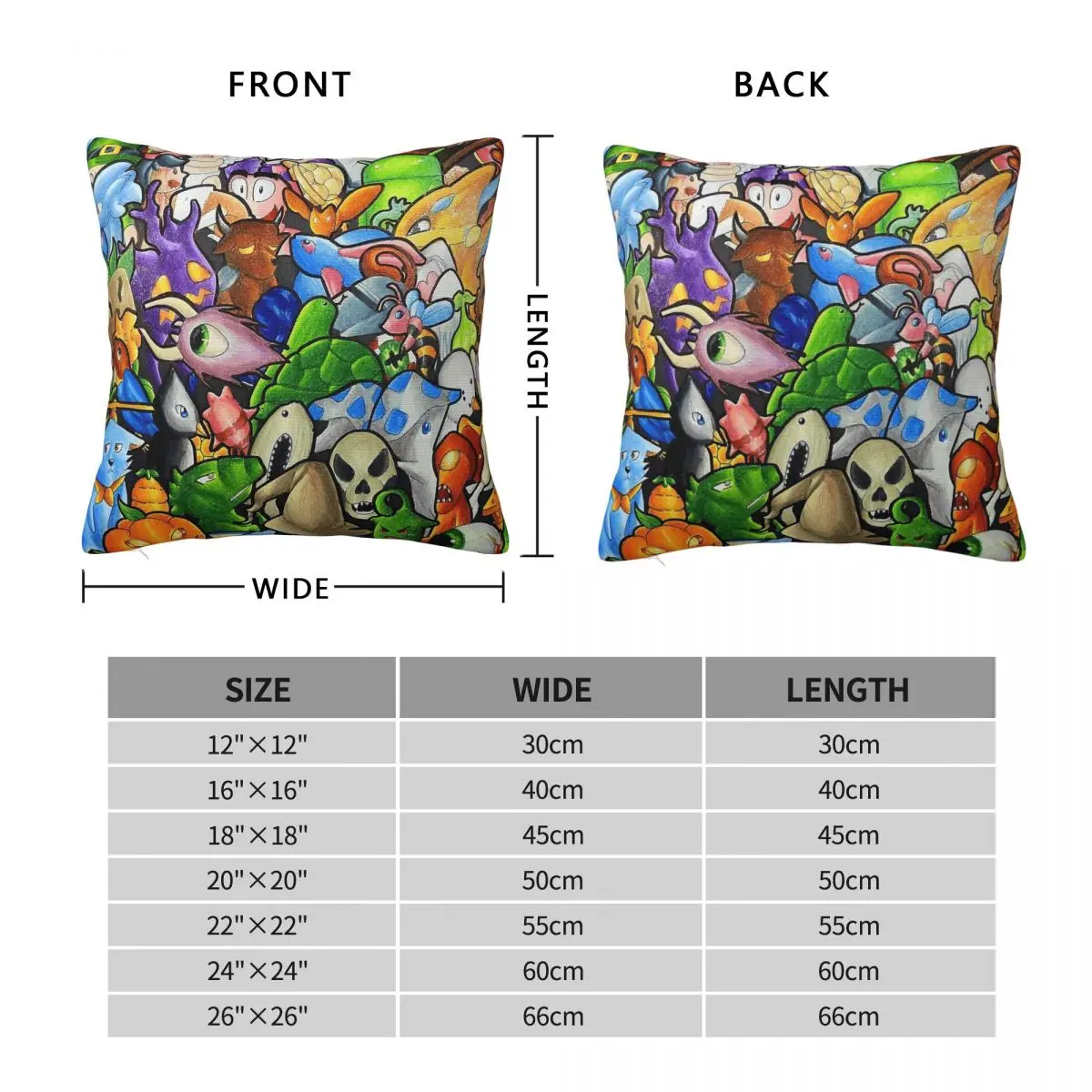 Terraria Game All Pets Square Pillowcase Polyester Linen Velvet Printed Zip Decorative Bed Cushion Cover