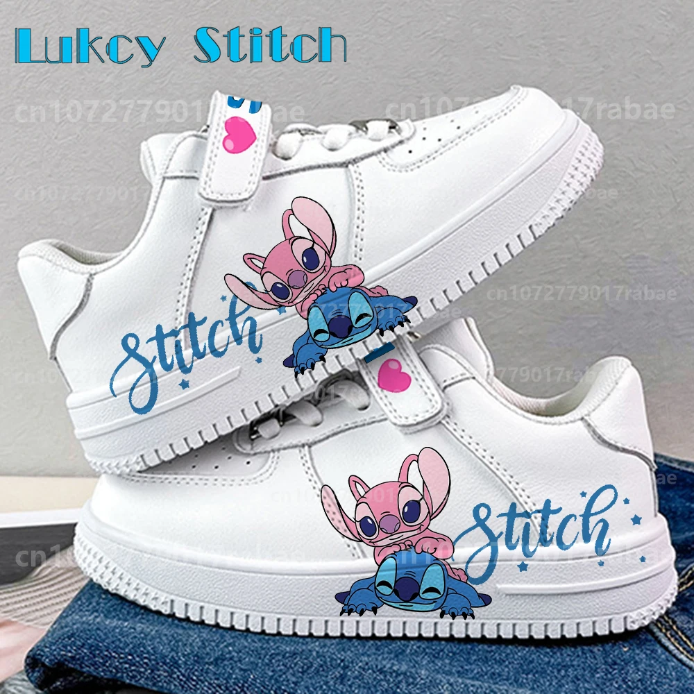 Stitch Shoes sneakers for children Student Casual basketball shoes Kid Sneakers girls boys Running Fashion Sports Shoes Gift