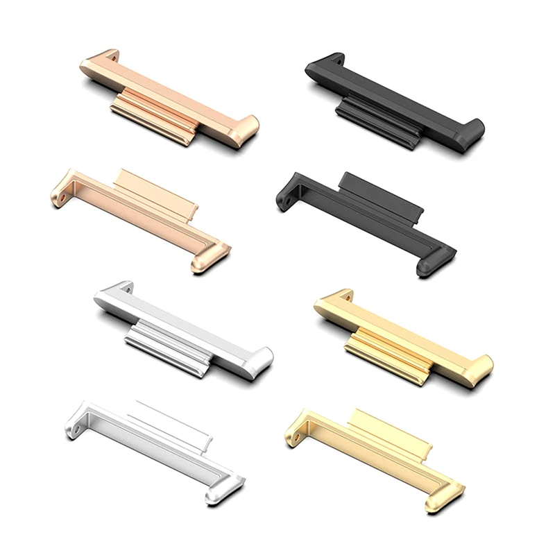 Adaptador de conector de correa de reloj, 2 piezas, Conector de Metal de repuesto, accesorios de pulsera