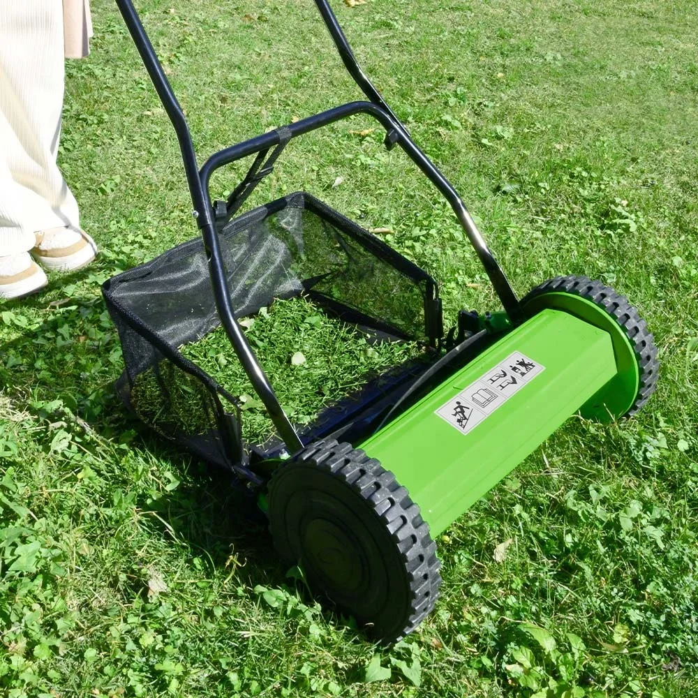 VERTAK Hot item hand manual reel lawn mower grass cutter machine