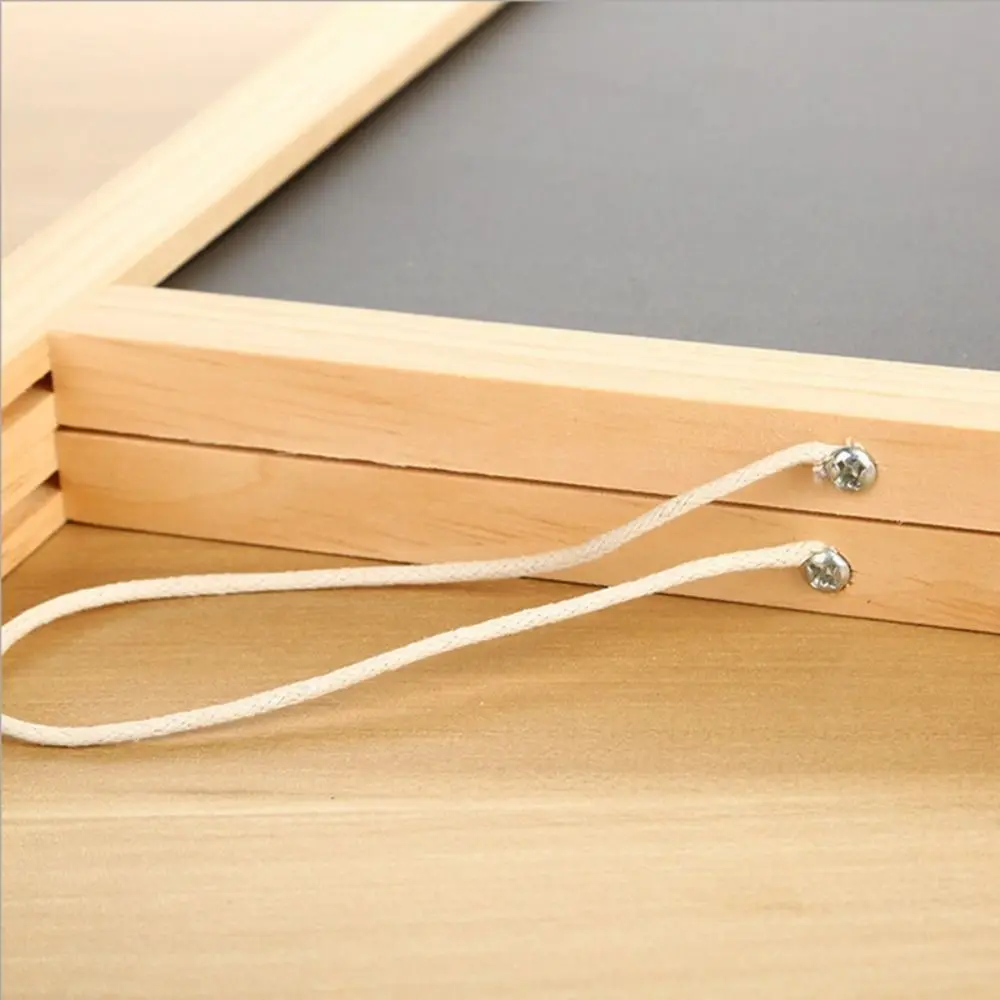 New 30*19cm A Frame Double Sided Chalkboard Freestanding Wooden Blackboard Mini Board Activity Sign Tabletop Menu Board