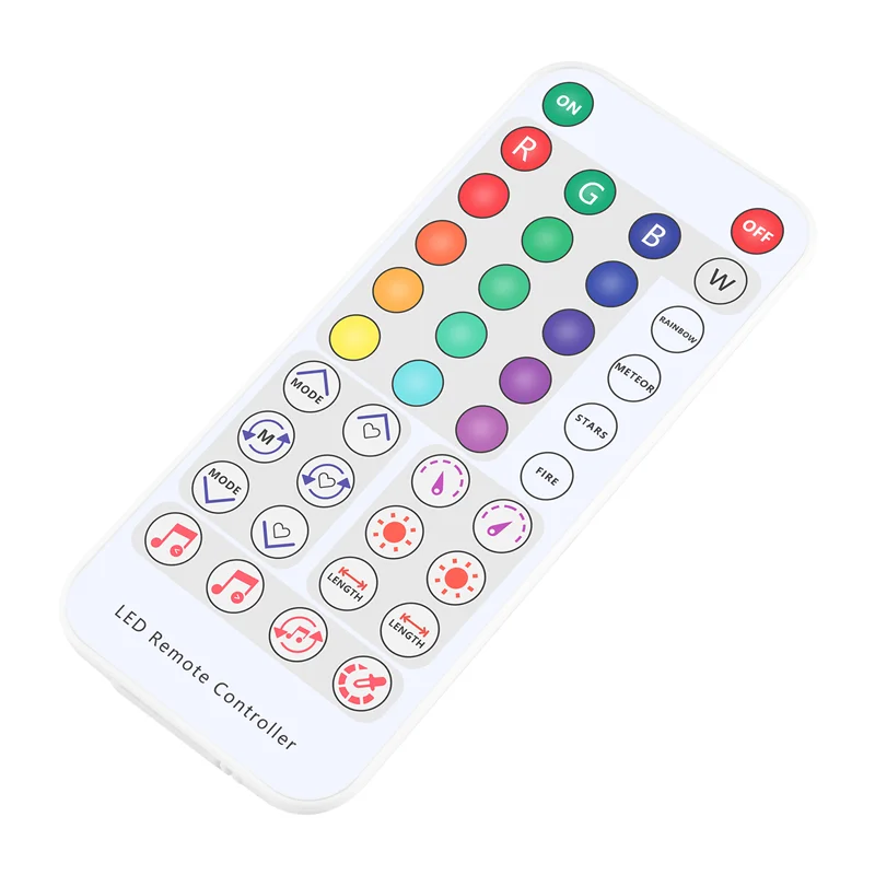 ABZW RGB 스마트 음악 블루투스 스마트 컨트롤러 SP611E WS2812B SK6812 WS2811 주소 지정 가능 LED RGB 테이프 스트립