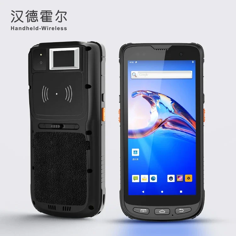 5.5 Inch Rugged Android PDA Fingerprint FBI Certificated With QR Code / NFC Reader/4G wifi Bluetooth 4G Sim Card support