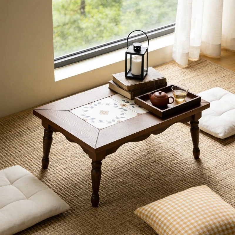Window sill table bay window leisure small side few household balcony bedroom bedside storage table