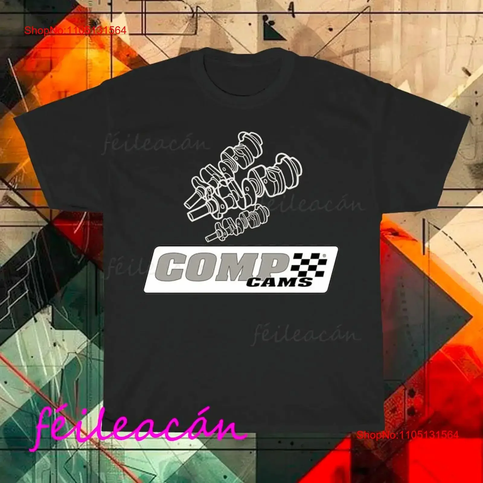 Brand New Comp Cams Logo American T Shirt Funny Size S to 5XL vintage Washed Soft graphic Stretched Breathable streetwear homme