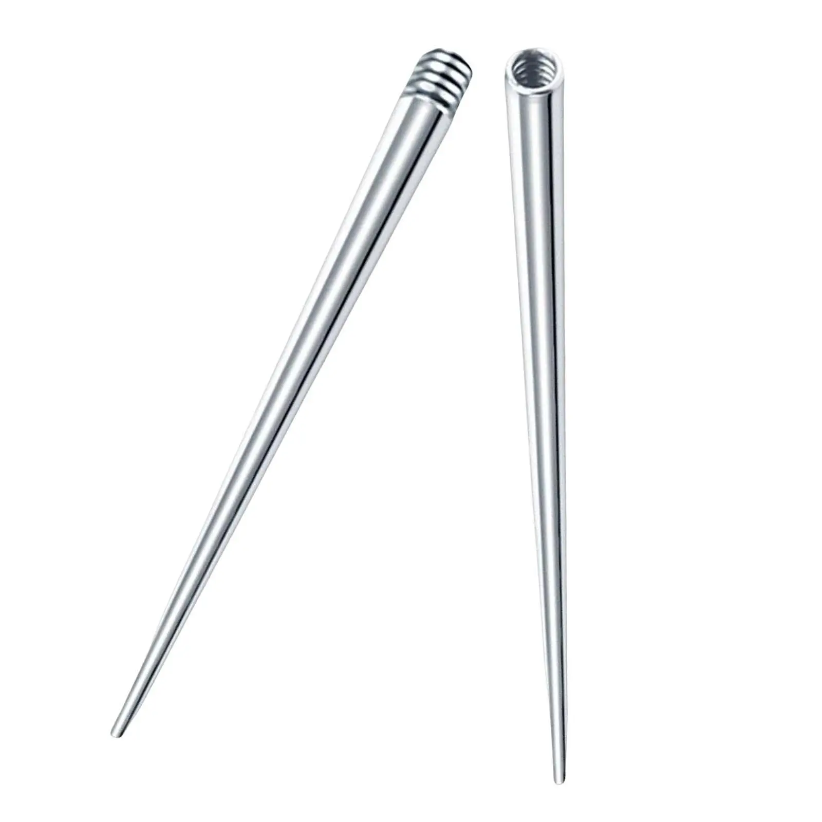 Threaded Taper Piercing Kit Stainless Steel 1.2mm Insertion Pin Tool for Threaded Body Jewelry Home Salon