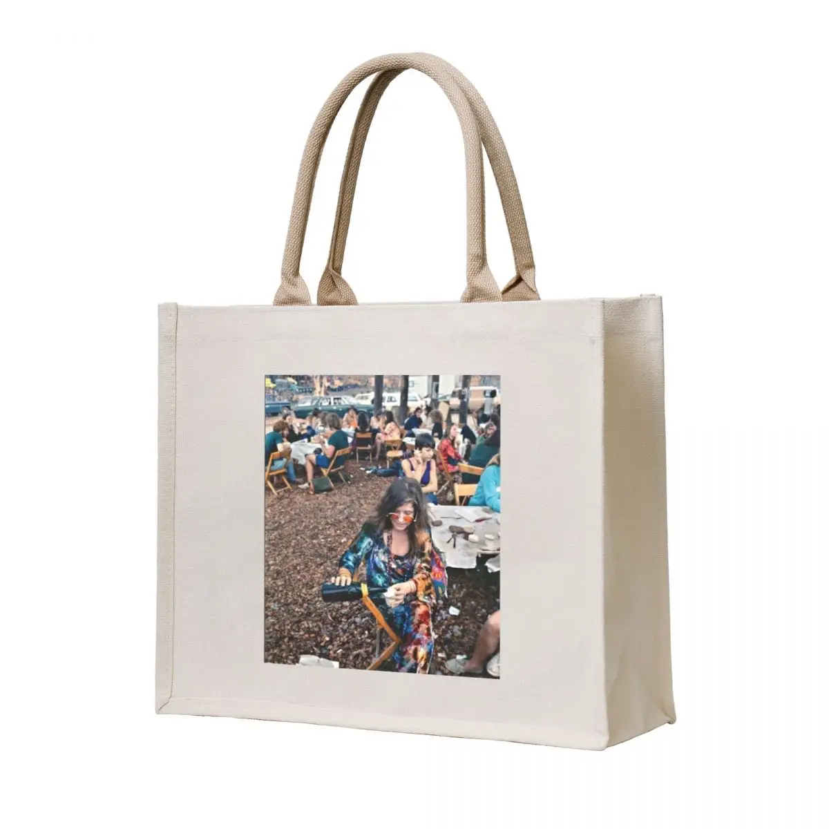 

Janis Joplin at Woodstock Tote Bag shopper bags for women sac pour femme tote bag canvas