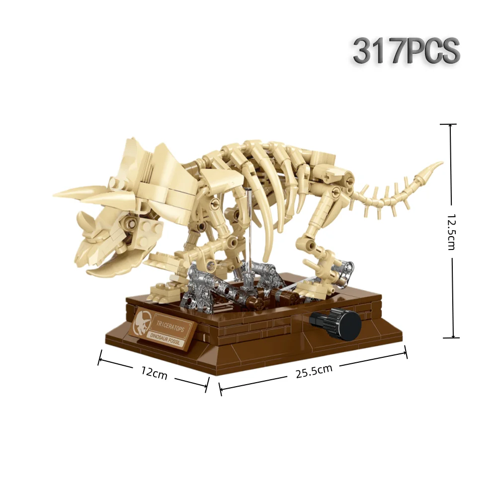 KNEW BUILT Pterosaur Dinosaur Fossil Building Block Toy-Gift voor verzamelaar, educatief STEM-speelgoed en woondecoratie, verjaardagscadeau voor jongens