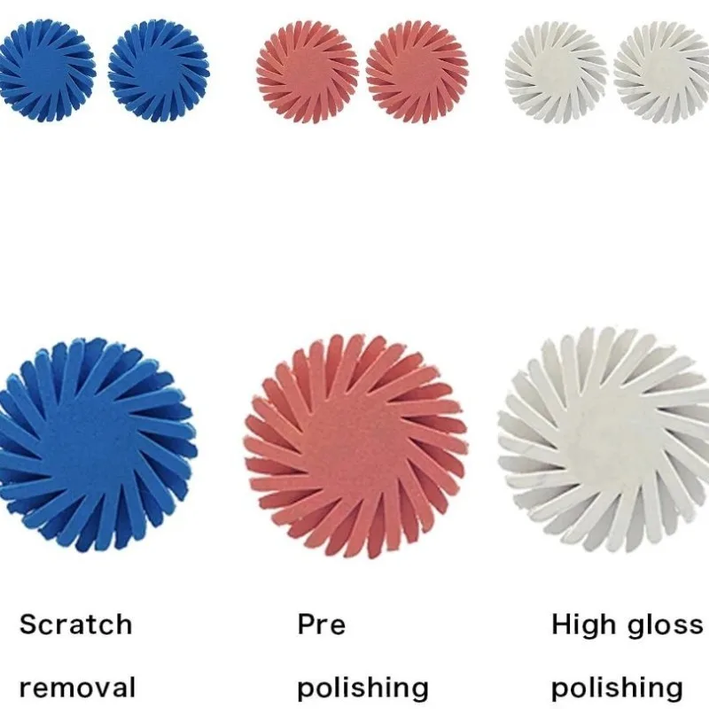 Dental Composite Resin Polishing Machine Kit Self Glazed Polishing Disc Diamond Disc Spiral Brush Efficient Precision Polishing