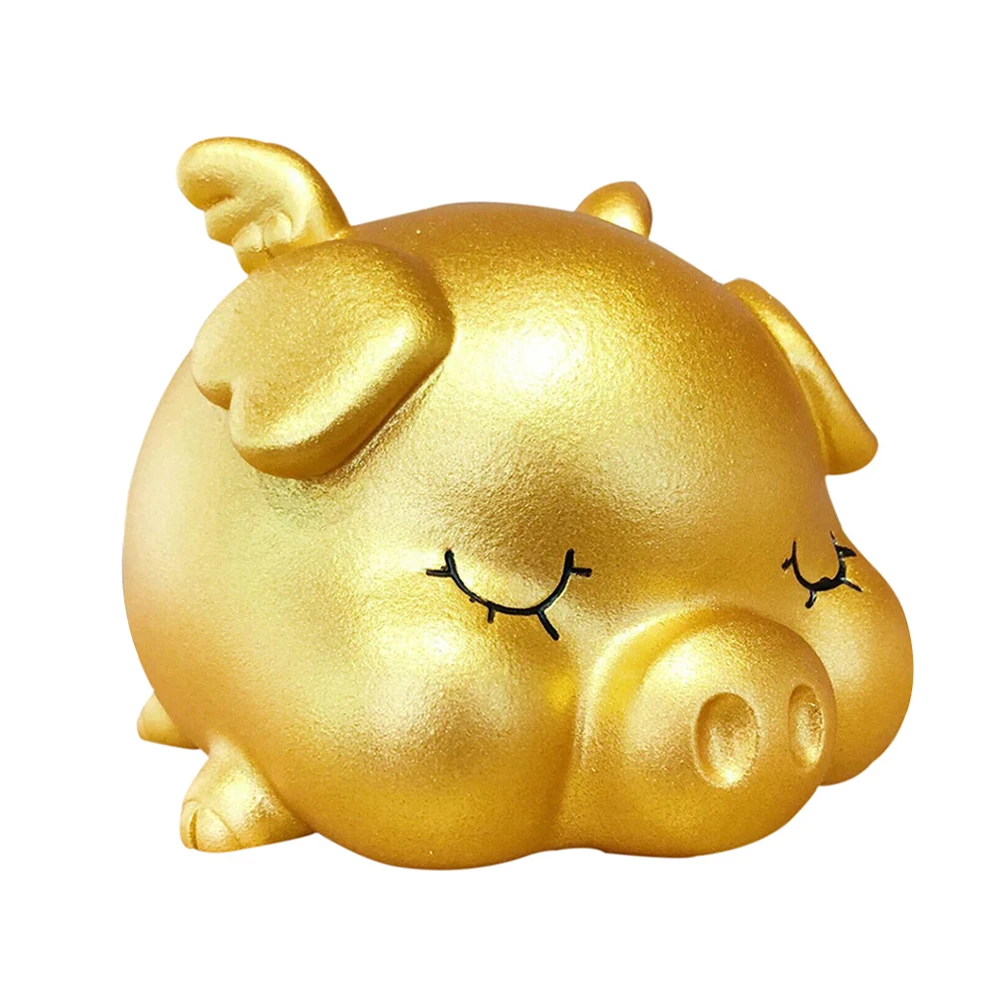 

Piggy Bank Creative Coin Savings Cute Money Cartoon Cash Lucky Aesthetic Medium Kids Bedroom Decor Saving Pot Family Home