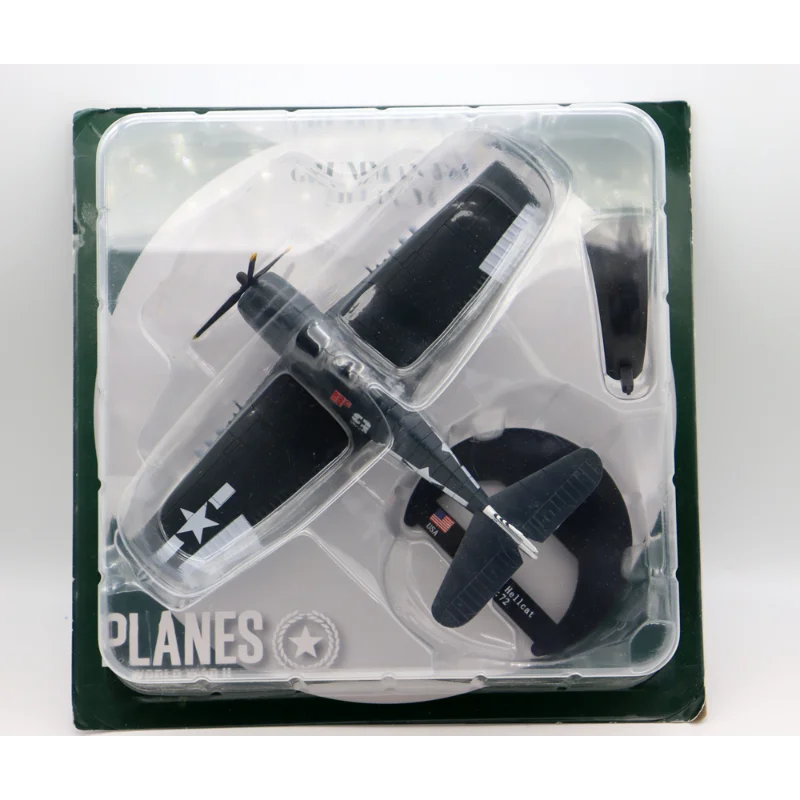 

Diecast 1/72 Scale Grumman F6F Hellcat 1945 Alloy Aircraft Model Collectible Toy Gift Souvenir Display Ornament