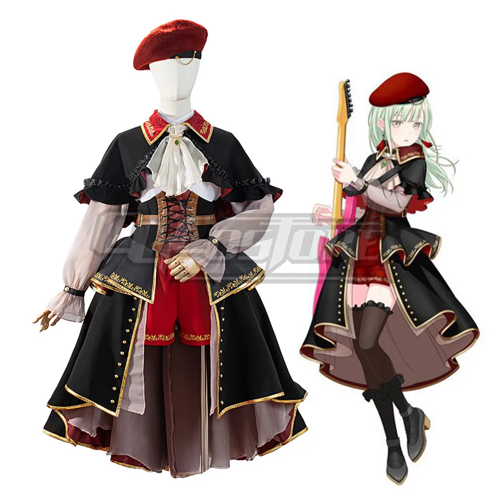 

BanG Dream! Костюм Вакба Муцуми, аниме-платья, Рождество, Хэллоуин, бесплатная доставка CG1935ZS