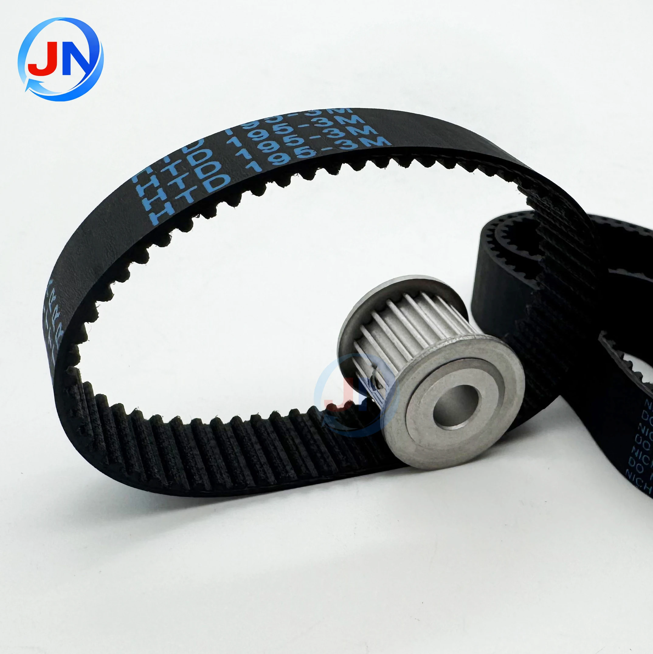 HTD 3M Closed Loop Rubber Timing Belt Length 366 369 375 378 381 384 390 393 396 399mm HTD3M Synchronous Belt Width 6 9 10 15mm