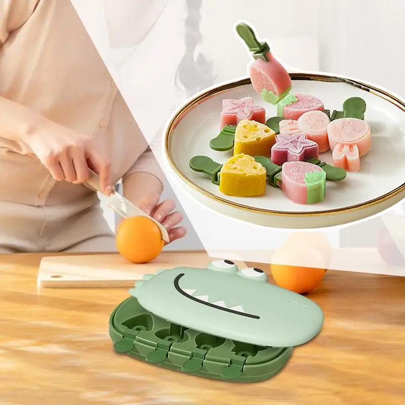 

Формы для мороженого, силиконовые 8-полосные лотки для мороженого, морозильная камера, формы для домашнего мороженого, большая машина для приготовления мороженого, многоразовая форма для леденцов