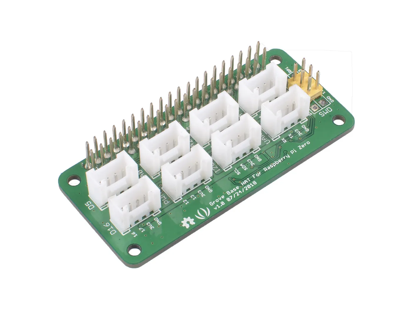 Grove Base Hat for Raspberry Pi Zero is an expansion board for Raspberry Pi.