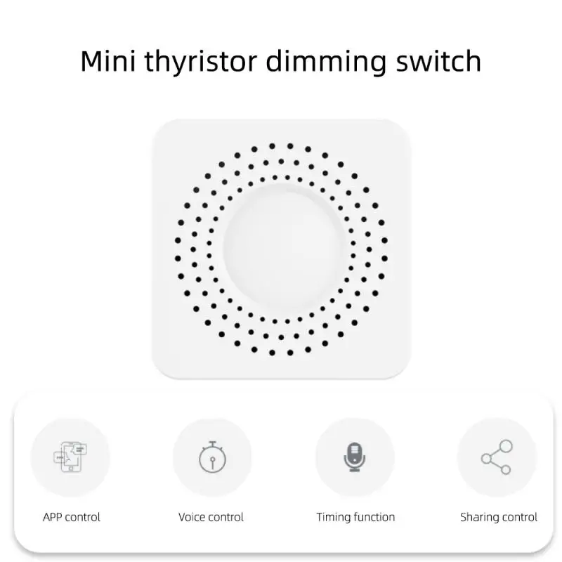 Tuya ZigBee WiFi 10A Mini Smart Dimmer Switch Module Breaker necessita di interruttore dimabile neutro Smart Home Alexa Alice Google Assisant