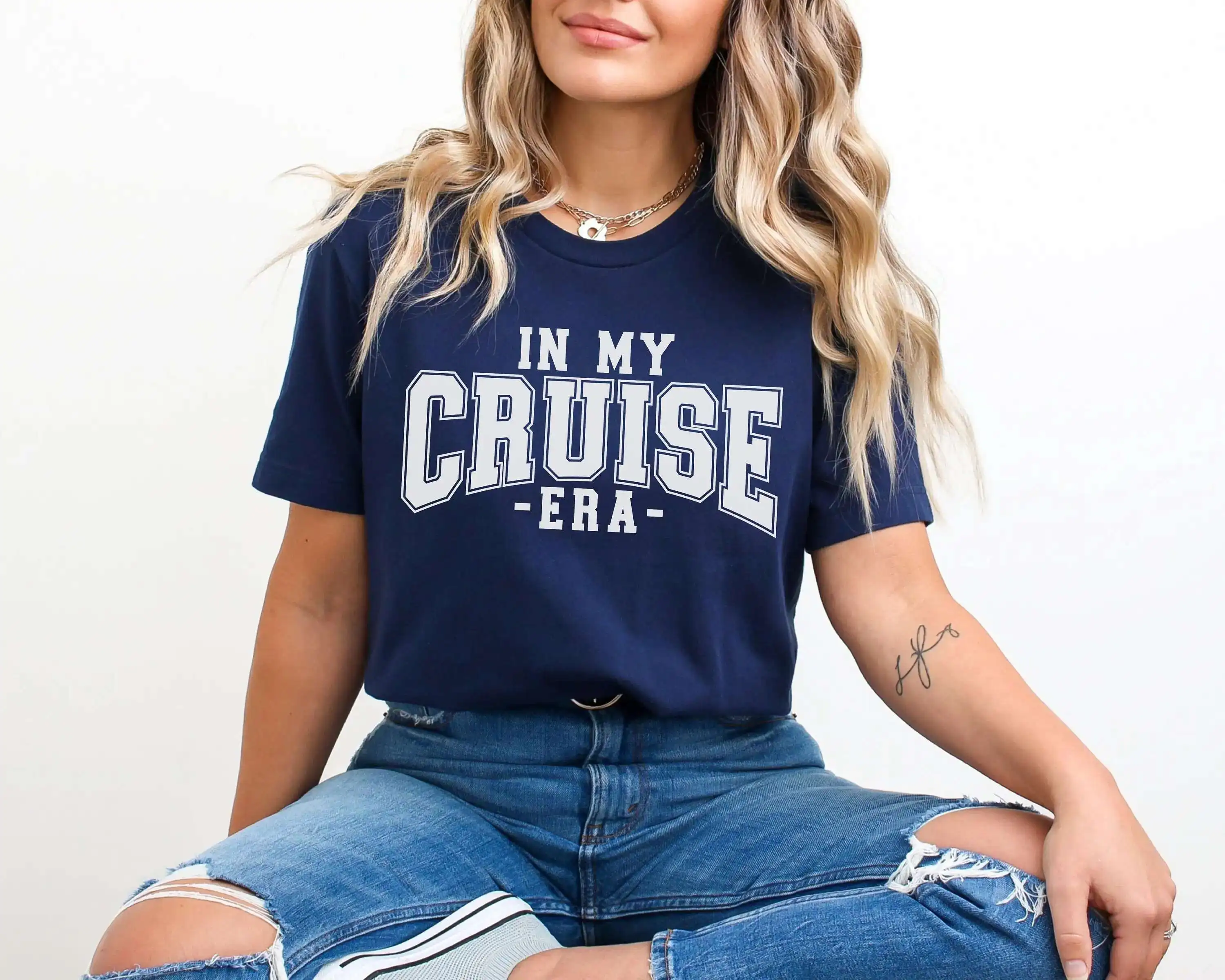 In My Cruise Era T Shirt Crew Family Squad Travel Vacation