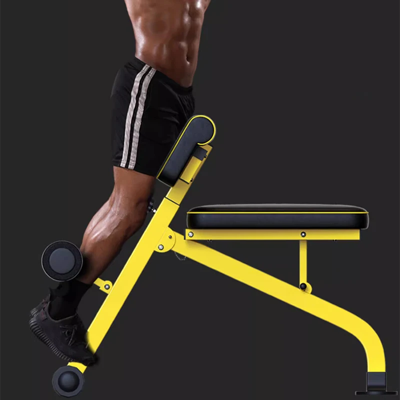 Multifunctional Roman Chair Goat Extension Home Fitness Equipment Sit-ups Abdominal Muscle Folding Dumbbell Preacher Bench