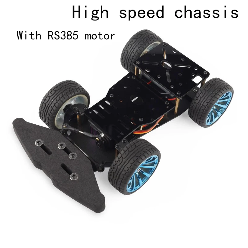 MG996 Servo dirección Ackerman Robot chasis de coche Motor diferencial RC coche para Arduino Robot DIY Kit para UNO Robot programable