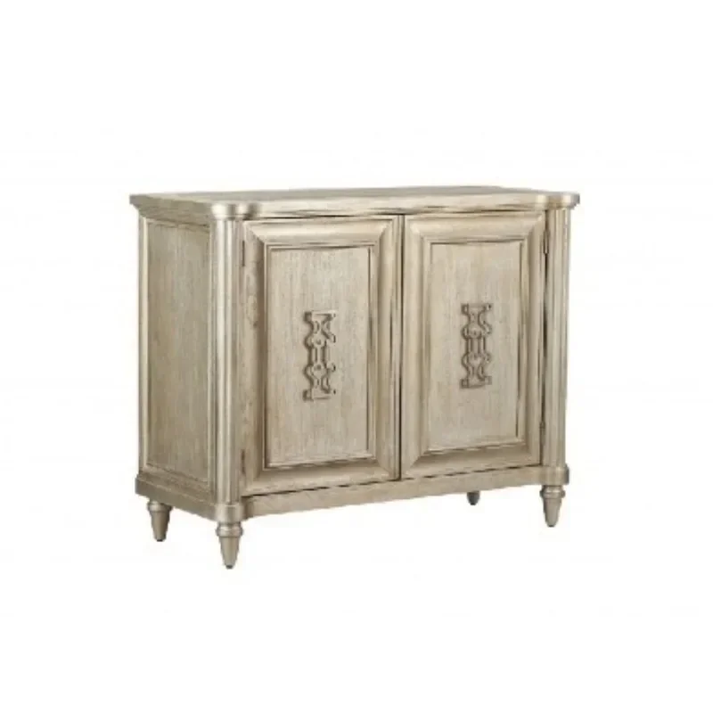 

Американский ретро обеденный боковой шкаф для маленькой квартиры, светлый роскошный шкаф для хранения из цельного дерева, бытовой шкаф для гостиной, шкафчик