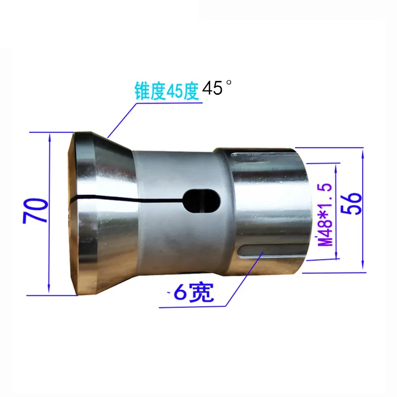 Imagem -02 - Mola Steel Collet Chuck Máquina-ferramenta de Furo Redondo Cnc Lathe Chuck Cnc Instrument Montagem de Ferramentas 0640 640