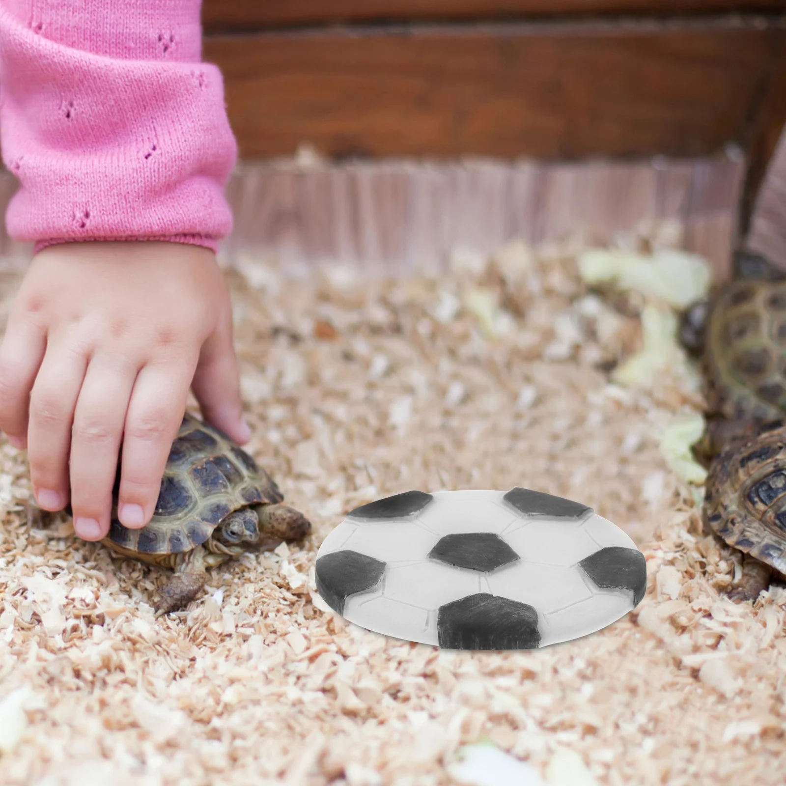 

Durable Resin Turtle Basking Platform Feeding Plate Reptile Playground Rock for Aquarium Tank Decorative Feeding Dish