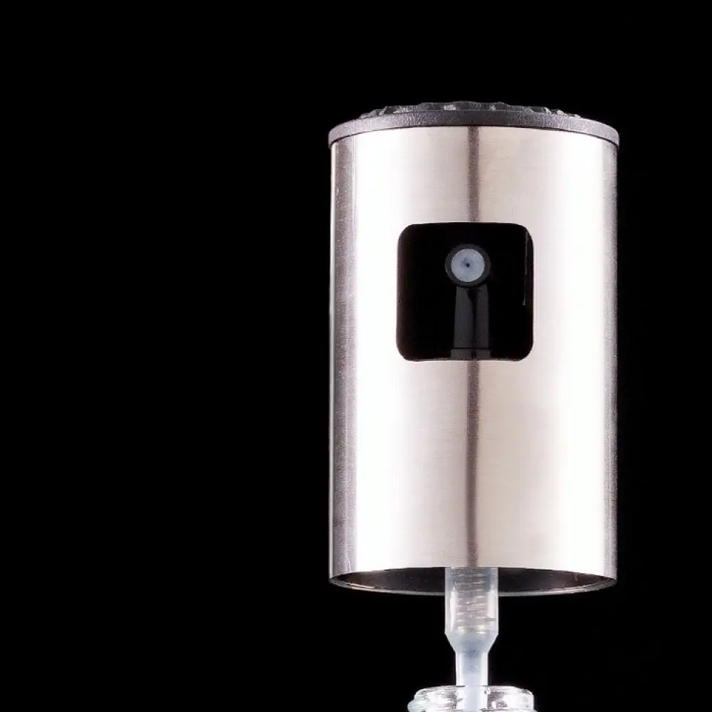 Press Type Kitchen Oil Dispenser Bottle Stainless Steel Glass Sprayer For Fine Mist Cooking BBQ Salad Toolset