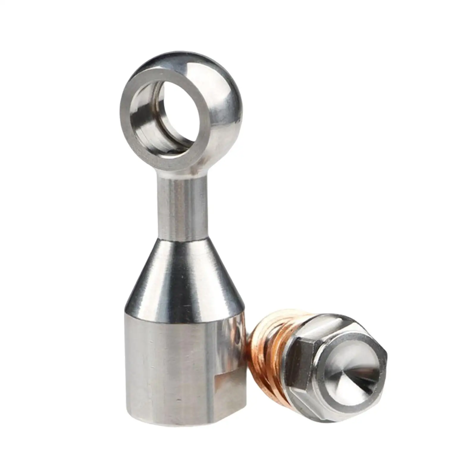 Stainless Steel Brake Hose Extension Head Universal 10mm Motorcycle Oil Pipe Adapter for Brake Caliper Pump Adjustment